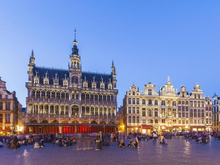Panorama von Brüssel mit Grote Markt