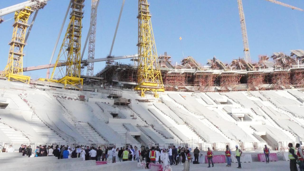 Das Khalifa Stadion in Katar.