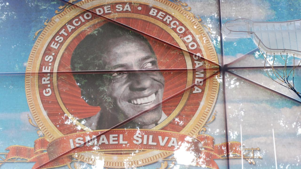 Die Geburtsstätte des Samba mit einem Portrait von Ismael Silva.