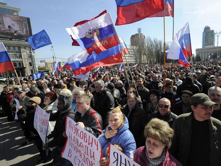 Demonstration in Donezk