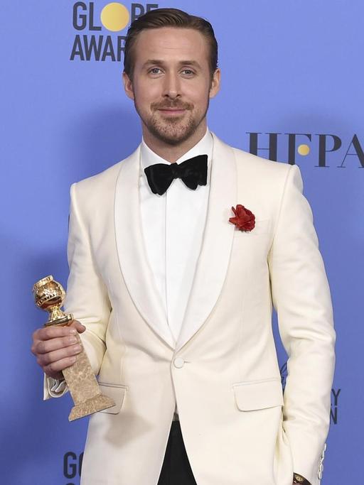 Ryan Gosling erhielt den Golden Globe für seine Rolle in "La La Land".