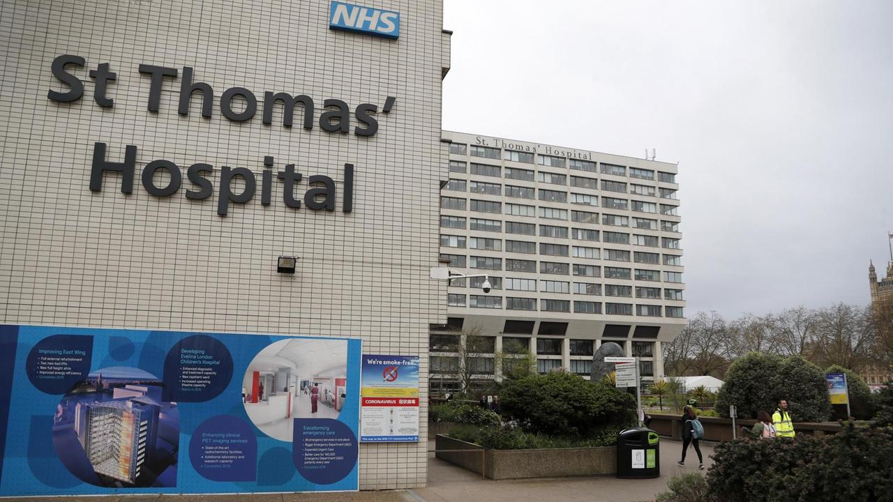 Zu sehen ist das St-Thomas'-Krankenhaus in London.