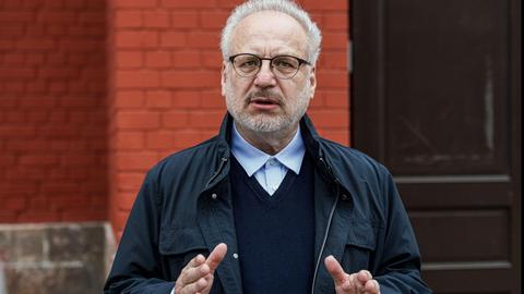 Der lettische Staatspräsident Levits.