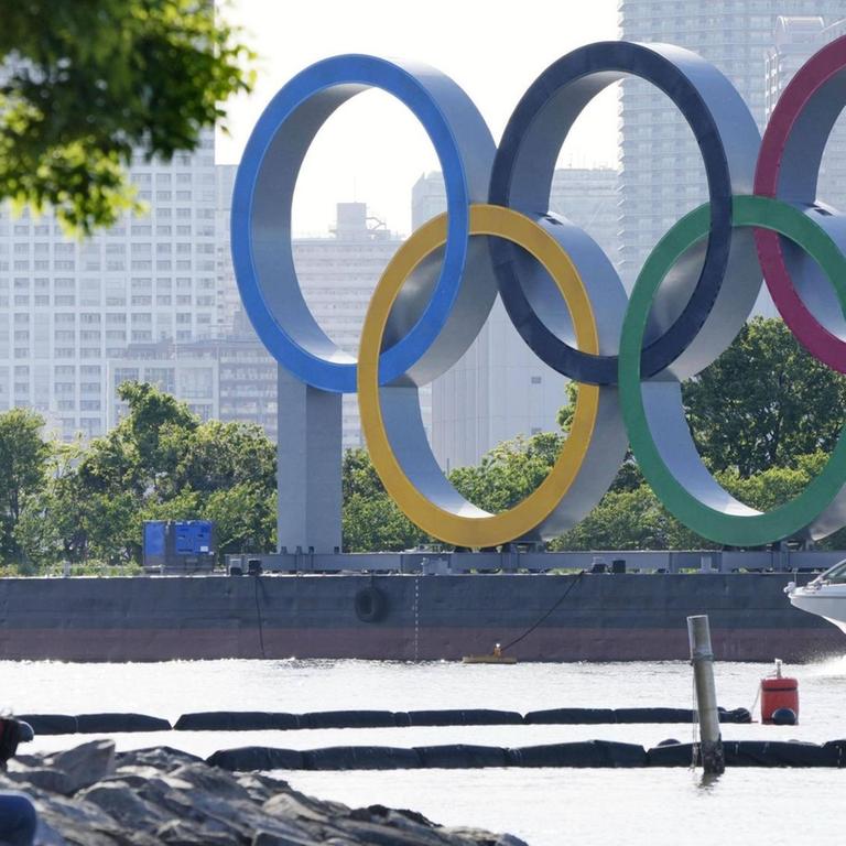 Olympische Ringe in Tokyo