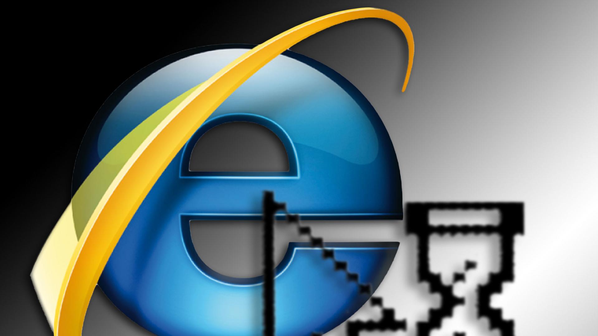 Das Programmsymbol des "Internet Explorer" von Windows.