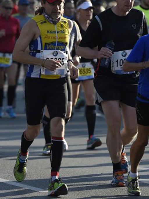 Läufer beim 41. Berlin Marathon am 28. September 2014
