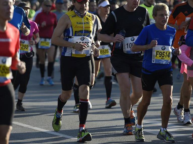 Läufer beim 41. Berlin Marathon am 28. September 2014