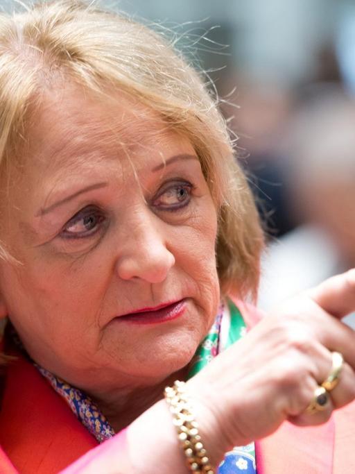 Sabine Leutheusser-Schnarrenberger, ehemalige Bundesjustizministerien (FDP), nimmt am 15.05.2015 in Stuttgart (Baden-Württemberg) an der Verleihung des Theodor-Heuss-Preises 2015 teil.