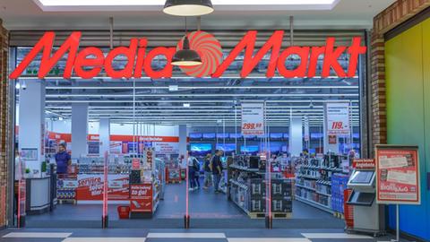 Die Firmenzentrale von Media Markt in Berlin-Moabit