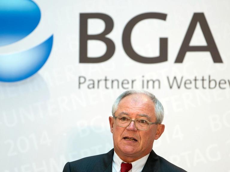 Der Präsident des Bundesverbandes Großhandel, Außenhandel, Dienstleistungen (BGA), Anton Börner.