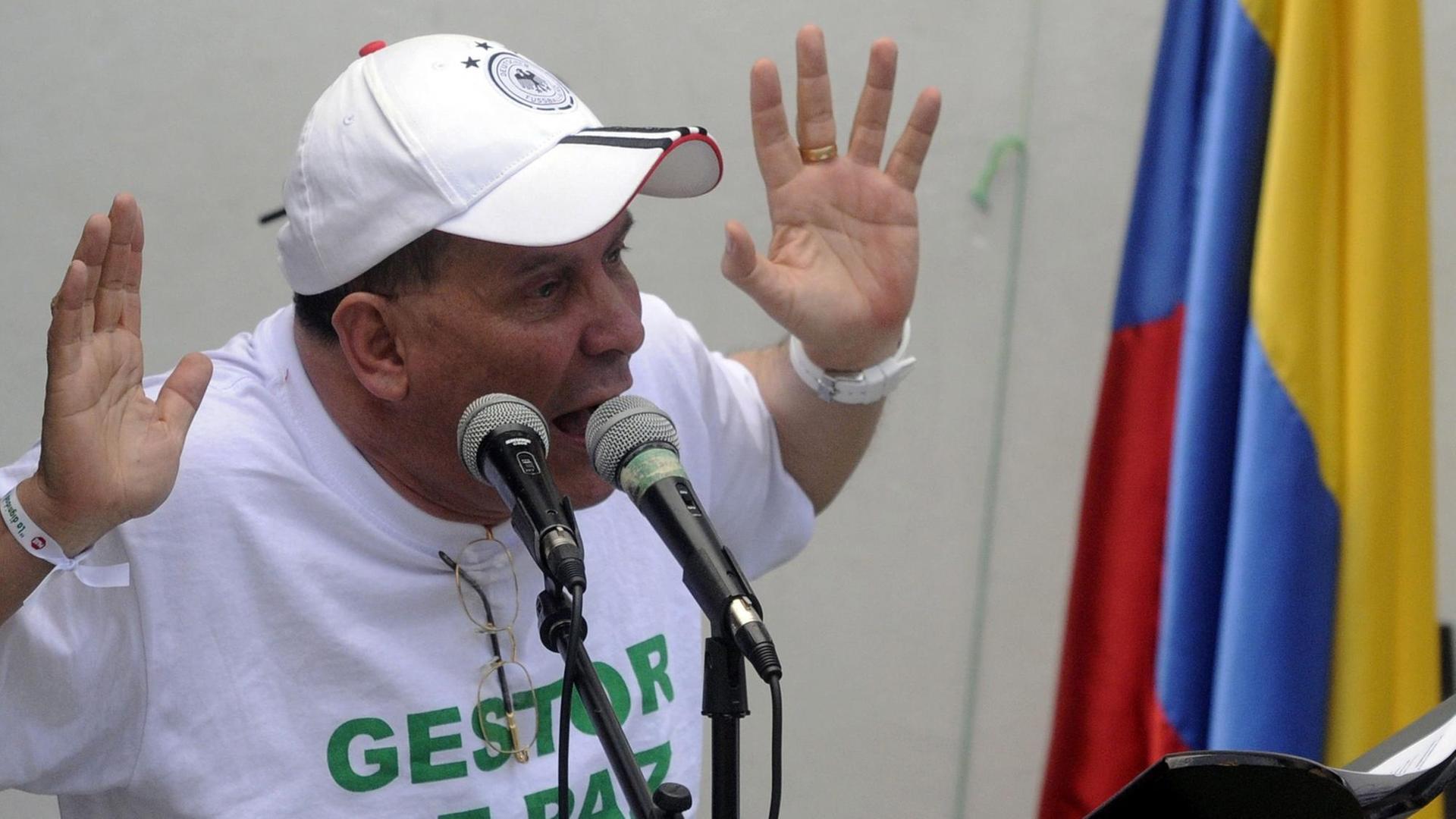 Der kolumbianische, rechtsgerichtete Politiker Ivan Roberto Duque am 5. Oktober 2012.