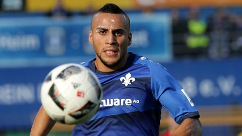 Änis Ben-Hatira von Darmstadt 98 im Spiel gegen den RB Leipzig