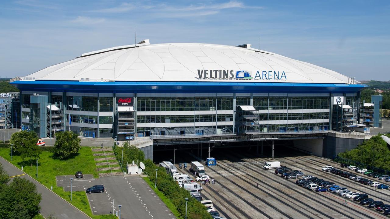 Die Veltins-Arena in Gelsenkirchen.