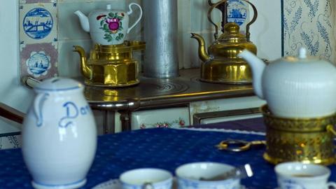 Ostfriesische Teeküche im Teemuseum Norden, Ostfriesland, Landkreis Aurich