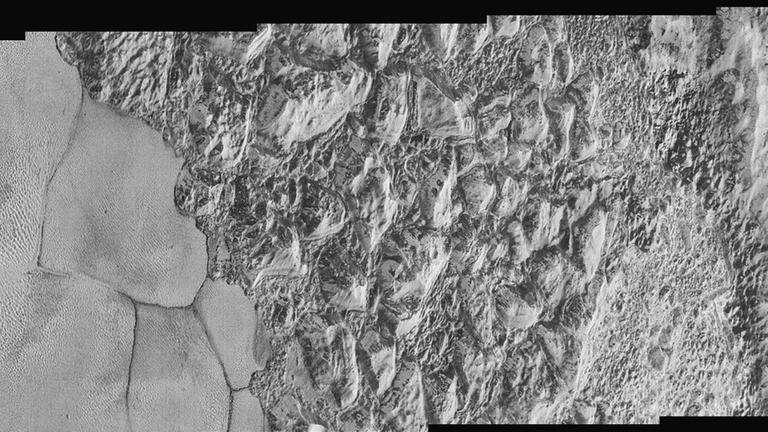 Ausschnitt aus der höchstaufgelösten Plutonudel Ausschnitt aus der höchstaufgelösten Plutonudel