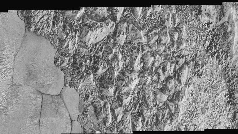 Ausschnitt aus der höchstaufgelösten Plutonudel Ausschnitt aus der höchstaufgelösten Plutonudel