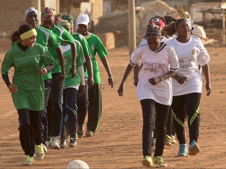 Fußballerinnen im Sudan