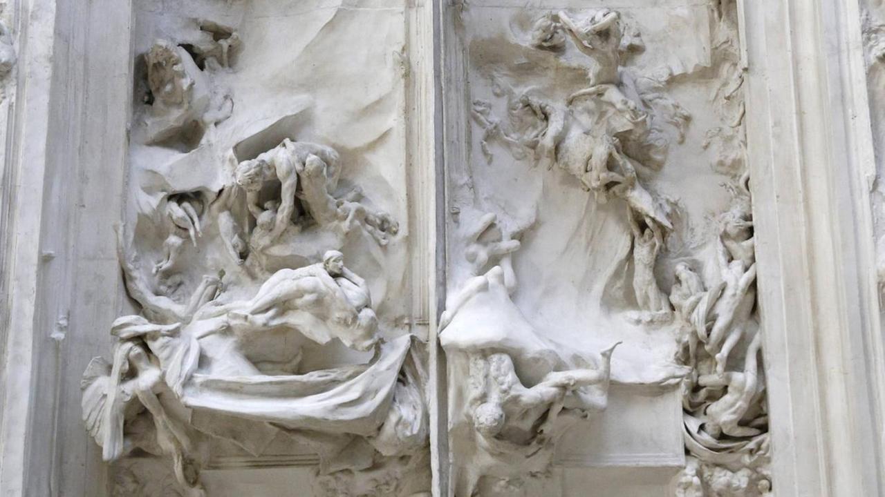 Orsay museum. Auguste Rodin. Gates of Hell. Plaster. 1880-19017. Paris. France. PUBLICATIONxINxGERxSUIxAUTxHUNxONLY GODONGxGodongxxxxxcontact@godong-photo.com 971_12_fr539457b