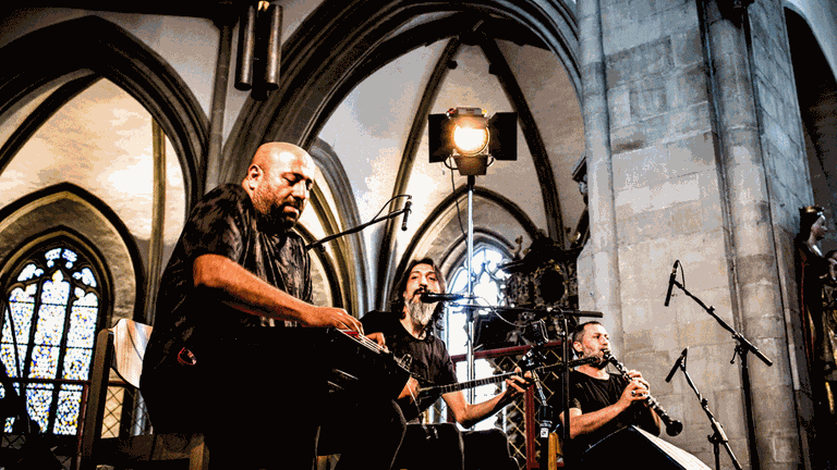 Das Taksim-Trio beim Eröffnungskonzert des Morgenland Festivals Osnabrück am 14.6.19 in der Marienkirche