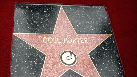 Der Stern von Cole Porter auf dem Hollywood Walk of Fame in Los Angeles wurde posthum am 21.5.2007 eingesetzt