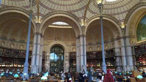 Der Lesesaal der Pariser Nationalbibliothek nach seiner Renovierung