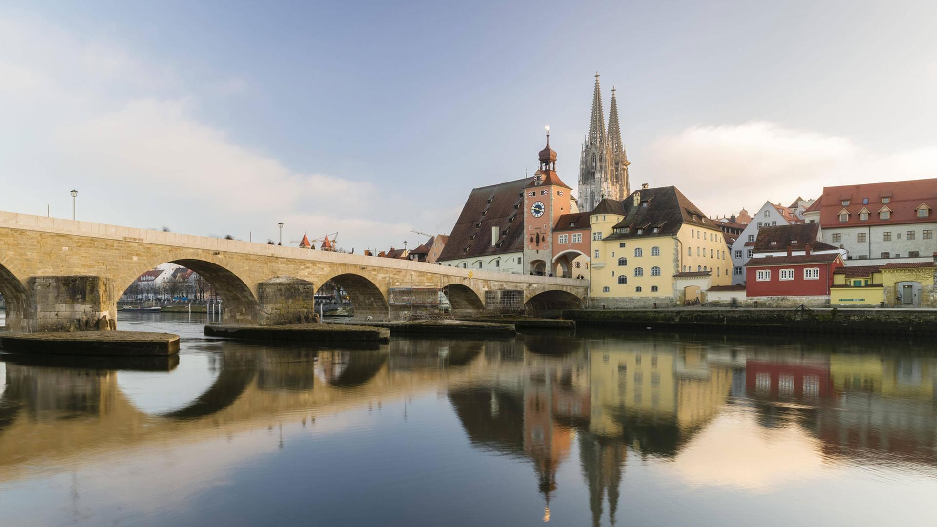 Blick auf die Stadt Regensburg