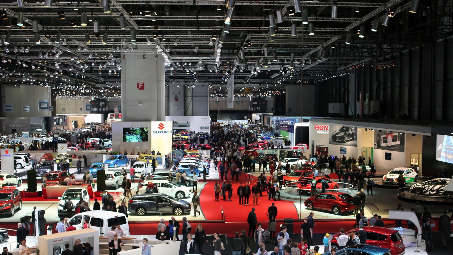 Die Eröffnung des 84. Auto-Salons 2014 in Genf