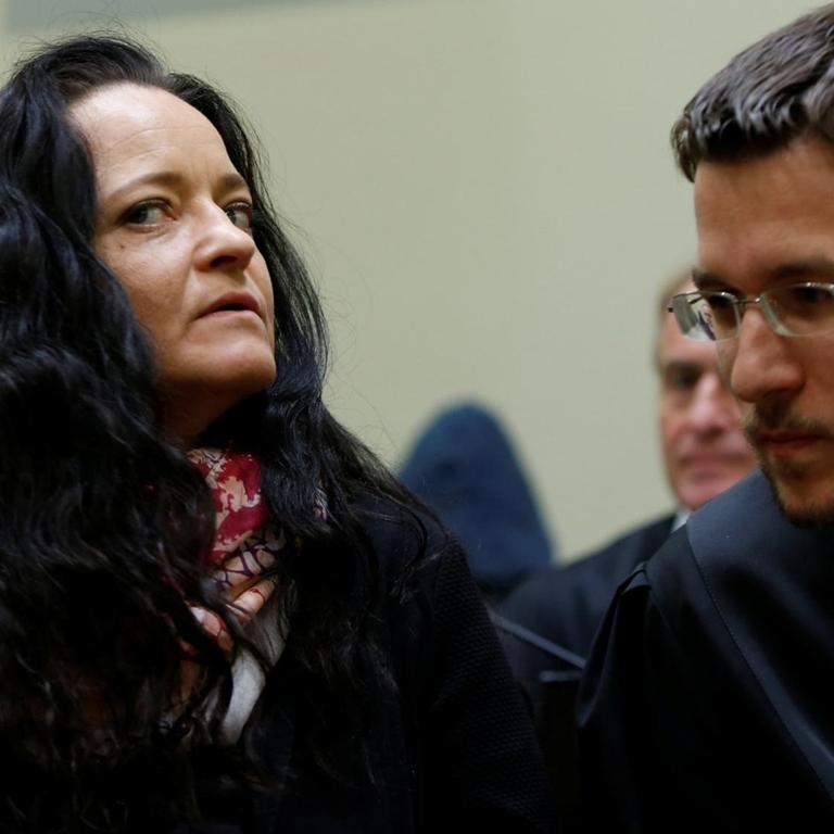 Die Hauptangeklagte Beate Zschäpe