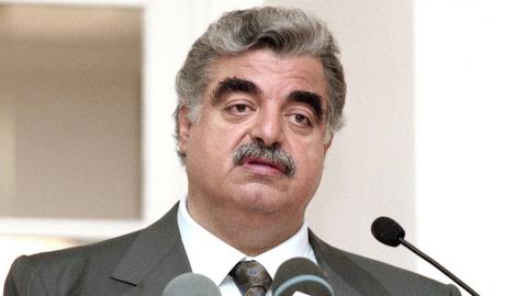 Der frühere libanesische Regierungschef Rafik al-Hariri. Archivbild von 1998.