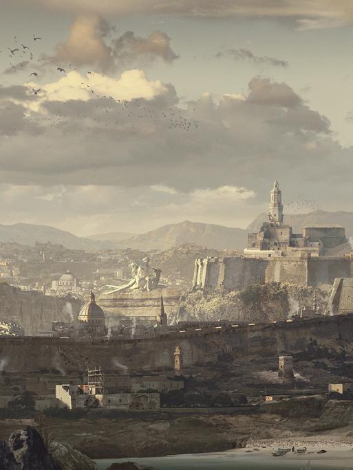 Die Hafenstadt Tyrosh, zu sehen in dern Ausstellung "Unseen Westeros"