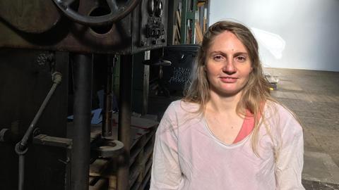 Caroline Millner in der Naxos-Theaterhalle in Frankfurt am Main