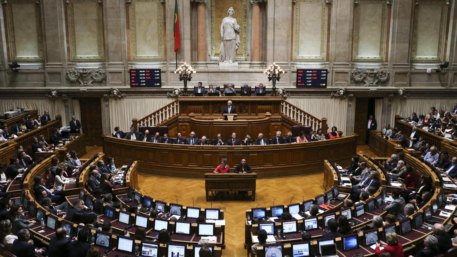 Parlament von Portugal: Es droht eine weitere Krise.