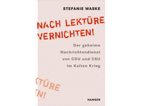 Cover Stefanie Waske: "Nach Lektüre vernichten!" Cover Stefanie Waske: "Nach Lektüre vernichten!"