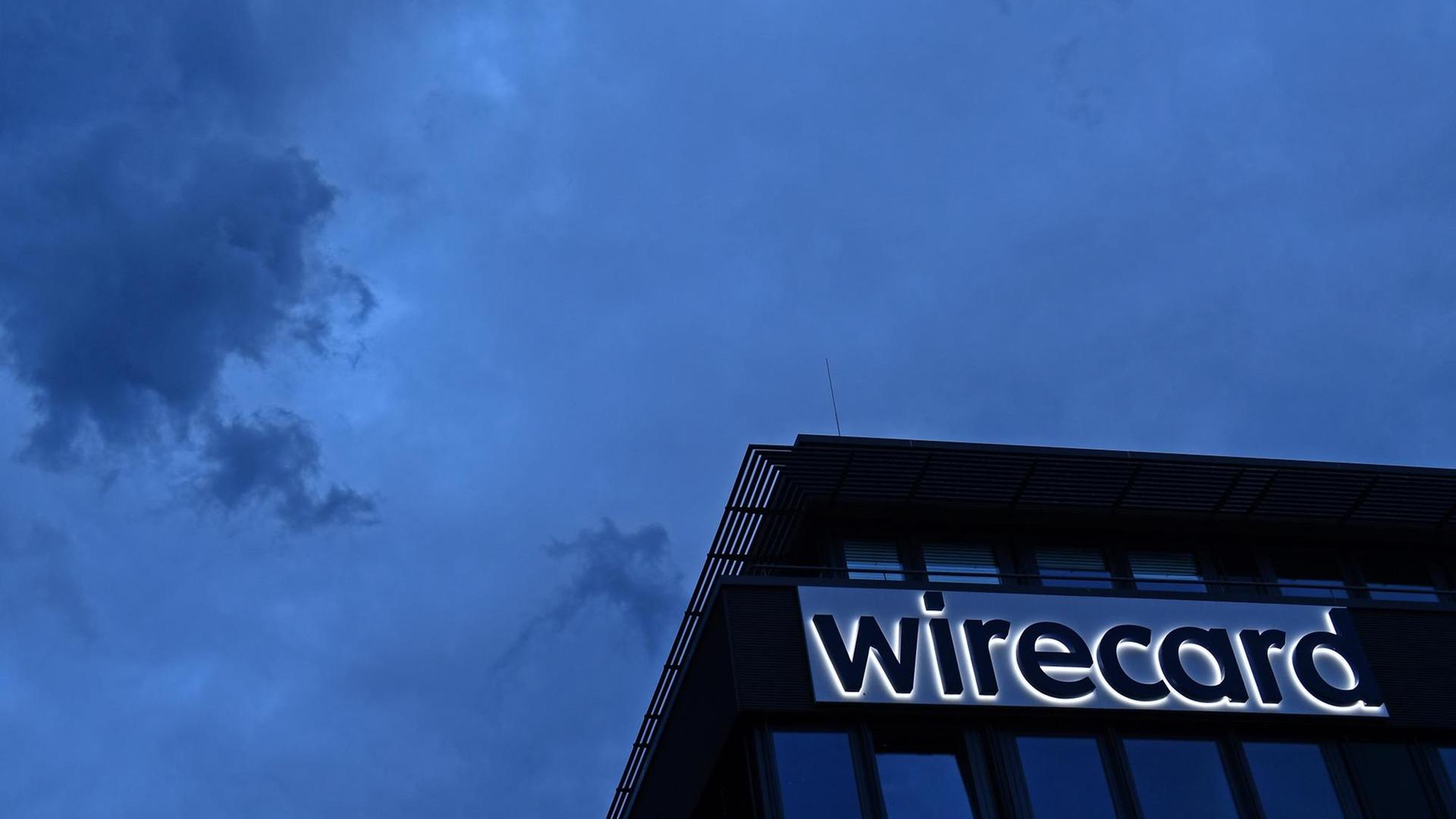Das Gebäude von Wirecard in Aschheim, Deutschland, 2020.