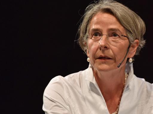 Die Literaturwissenschaftlerin Julika Griem liest am 17.09.2018 auf einem Podium der Lit Cologne Spezial dem internationalen Literaturfestival in Köln.