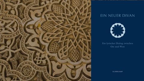 Buchcover: Hg.: Barbara Schwepcke, Bill Swainson: "Ein neuer Divan - Ein lyrischer Dialog zwischen Ost und West"