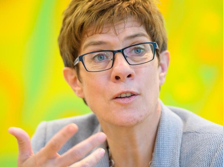 Die saarländische Ministerpräsidentin Annegret Kramp-Karrenbauer (CDU)