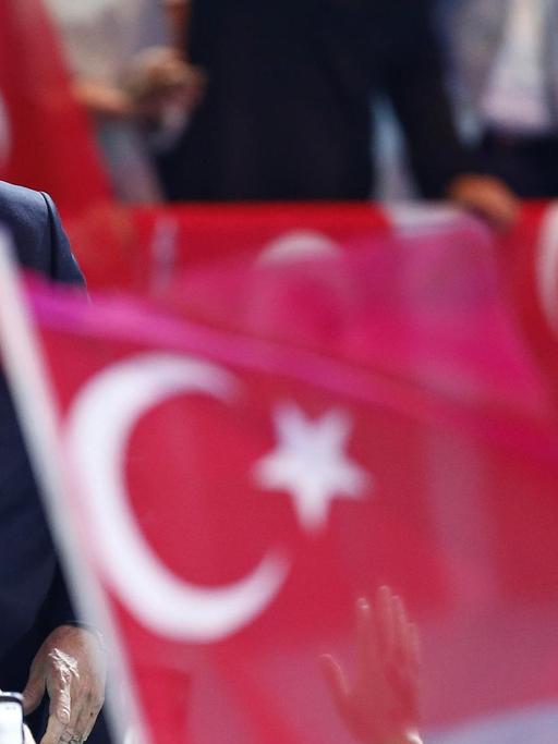 Der türkische Staatspräsident Recep Tayyip Erdogan bei einer Veranstaltung seiner Partei AKP in Ankara.