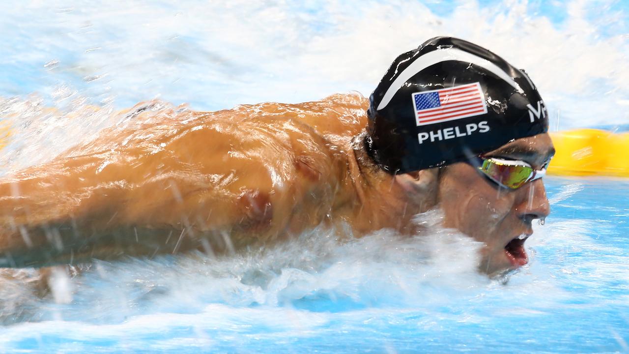 Der amerikanische Schwimmer Michael Phelps bei den Olympischen Spielen 2016 in Rio de Janeiro