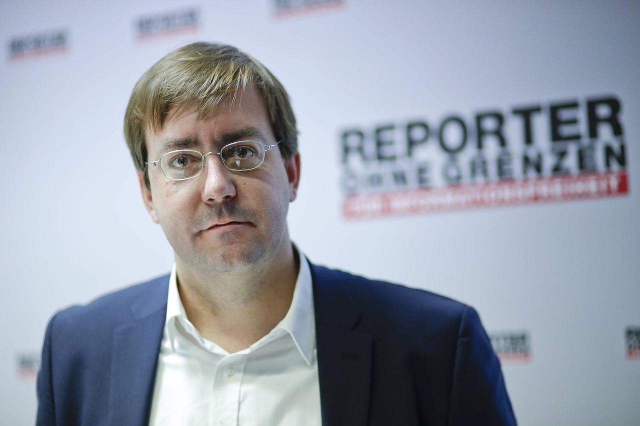 Der Geschäftsführer von Reporter ohne Grenzen, Christian Mihr.
