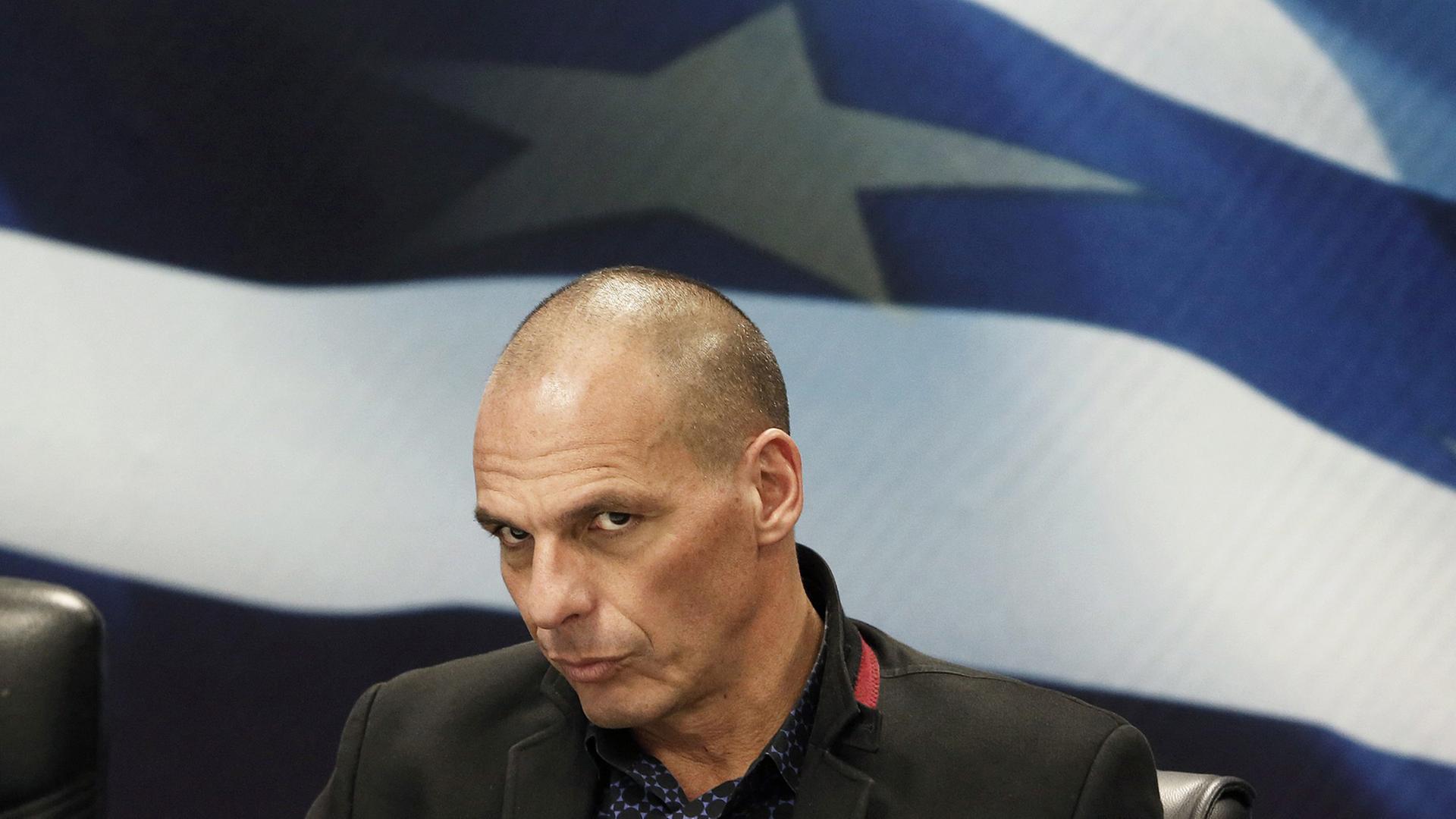 Der griechische Finanzminister Yanis Varoufakis, aufgenommen in Athen.