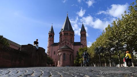 Blick auf den Mainzer Dom.