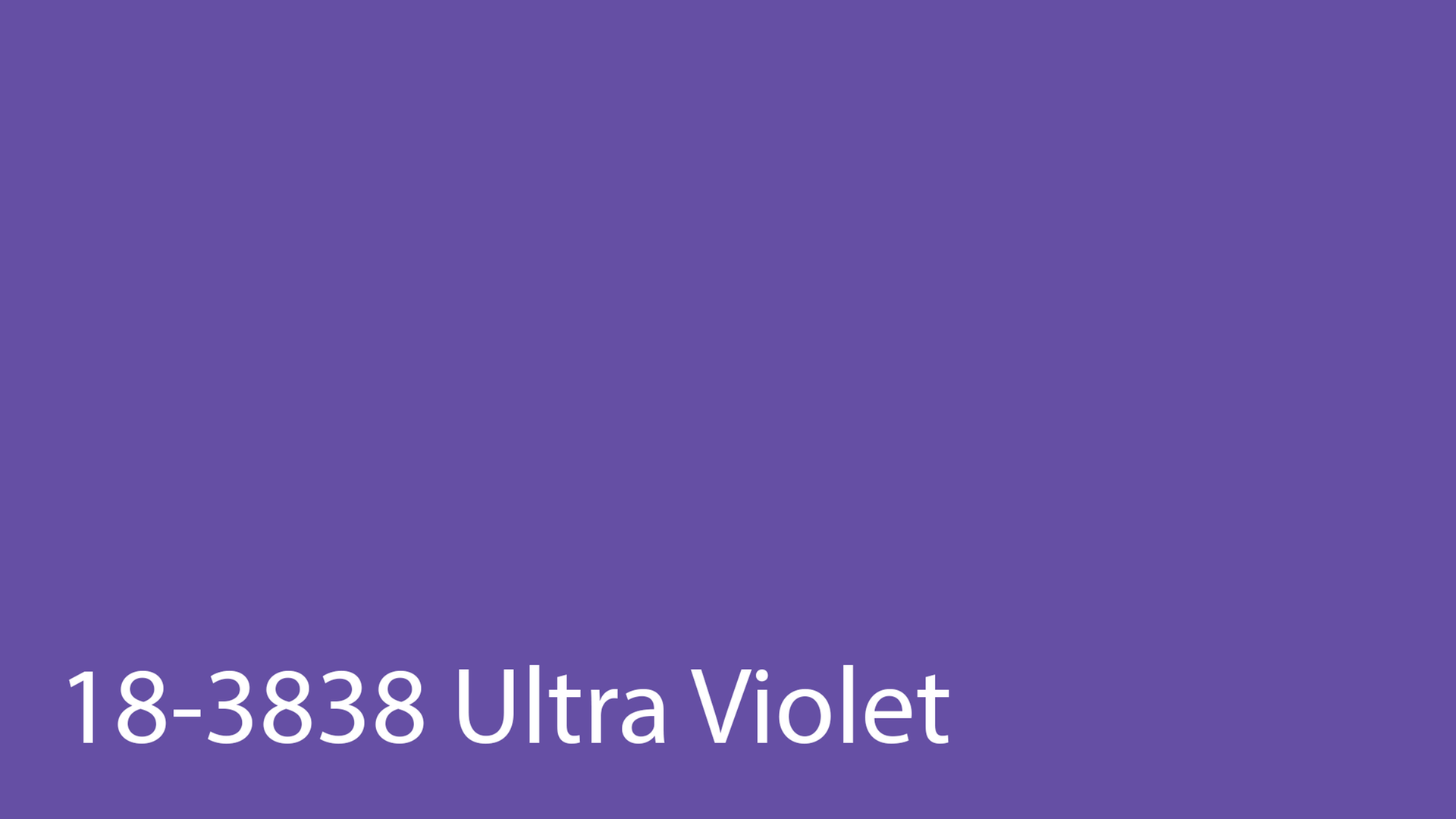 Die Farbe des Jahres 2018 laut Pantone: 18-3838 Ultra Violet
