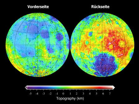 Höhen und Tiefen auf dem Mond Höhen und Tiefen auf dem Mond
