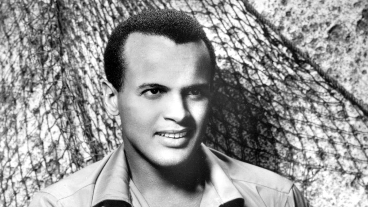 Der amerikanische Sänger und Schauspieler Harry Belafonte