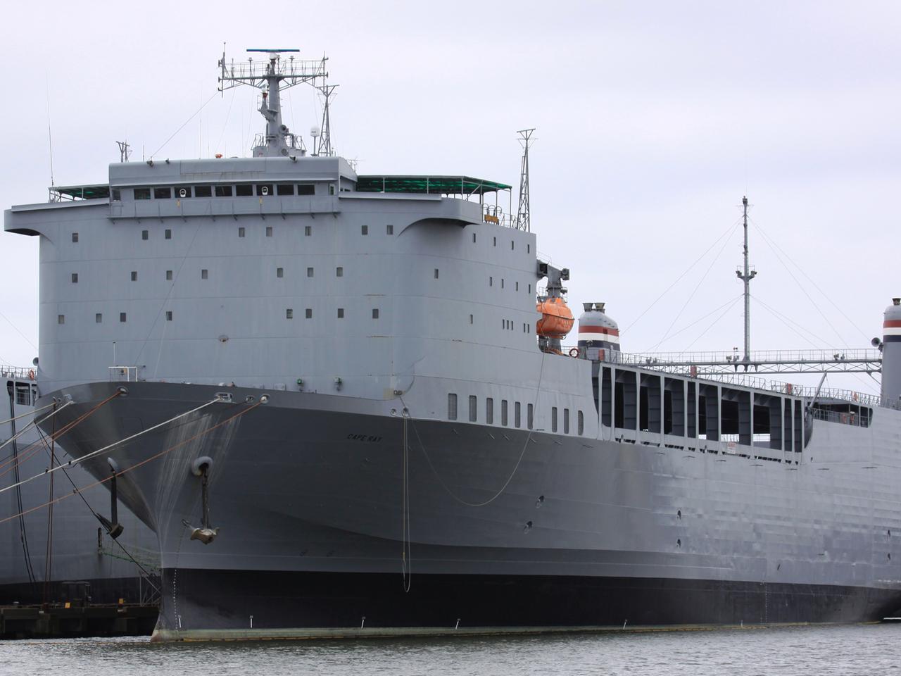 Das US-Spezialschiff "MV Cape Ray" Das US-Spezialschiff "MV Cape Ray"