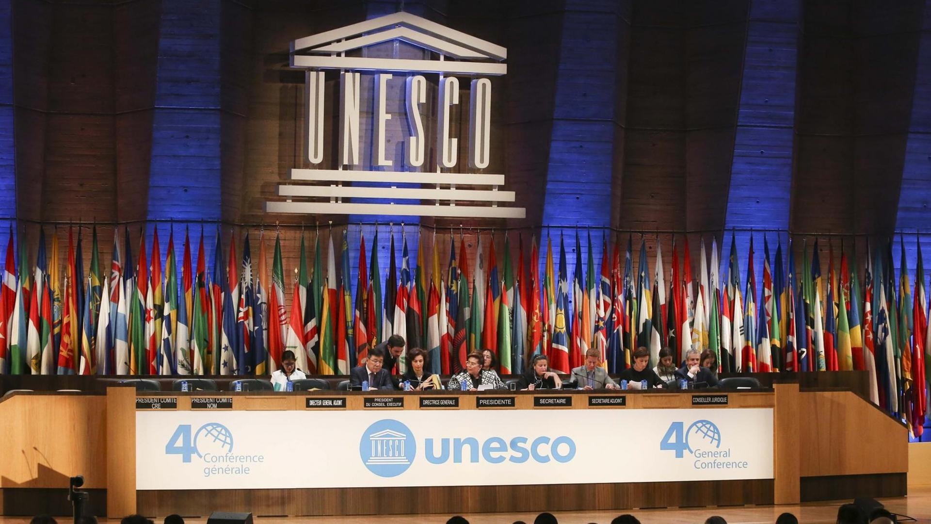 Eröffnung der 40. UNESCO-Generalkonferenz in Paris am 12. November 2019.