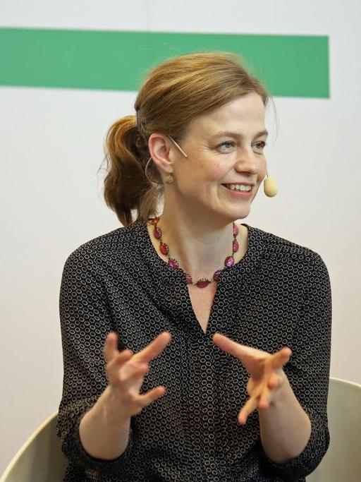 Die Schriftstellerin Mariana Leky auf der Frankfurter Buchmesse 2017
