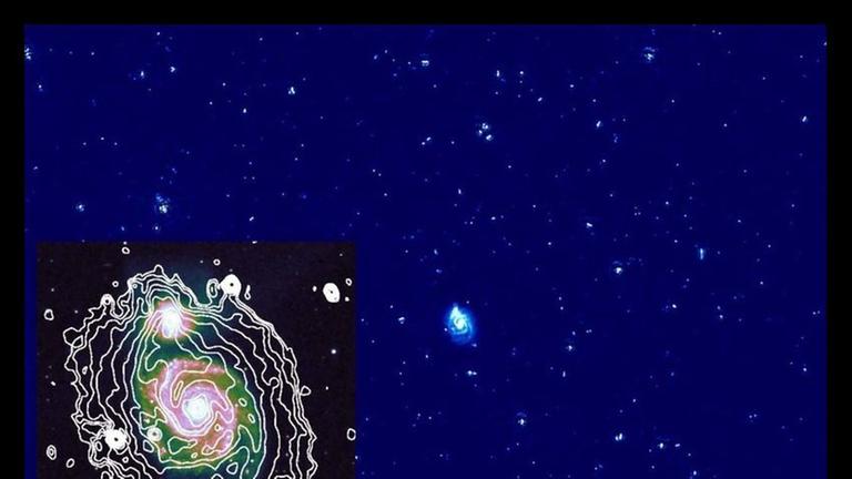 Die Kartierung des Magnetfeldes der Spiralgalaxie Messier 51