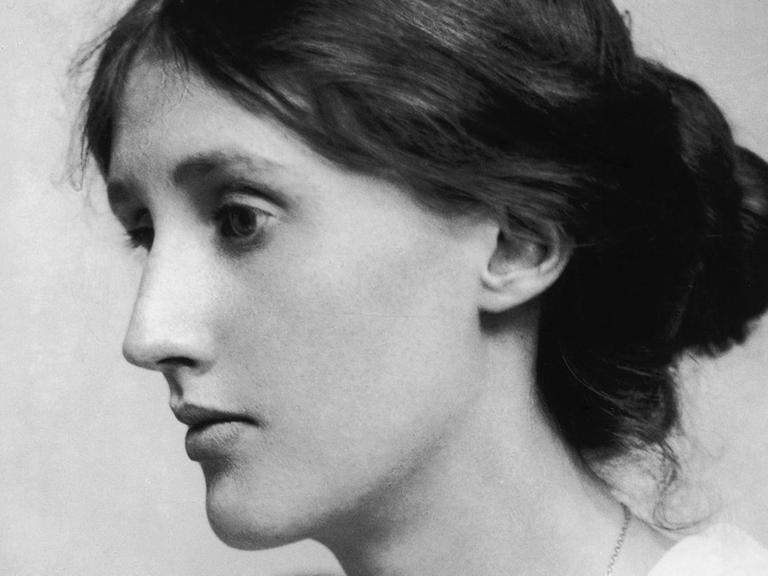 Historisches Porträt von Virginia Woolf von George Charles Beresford, 1902.